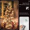 Christmas Star Tree Topper with 8 Lighting Modes (	J-black) 	20 cmx 6cm x 25 cm